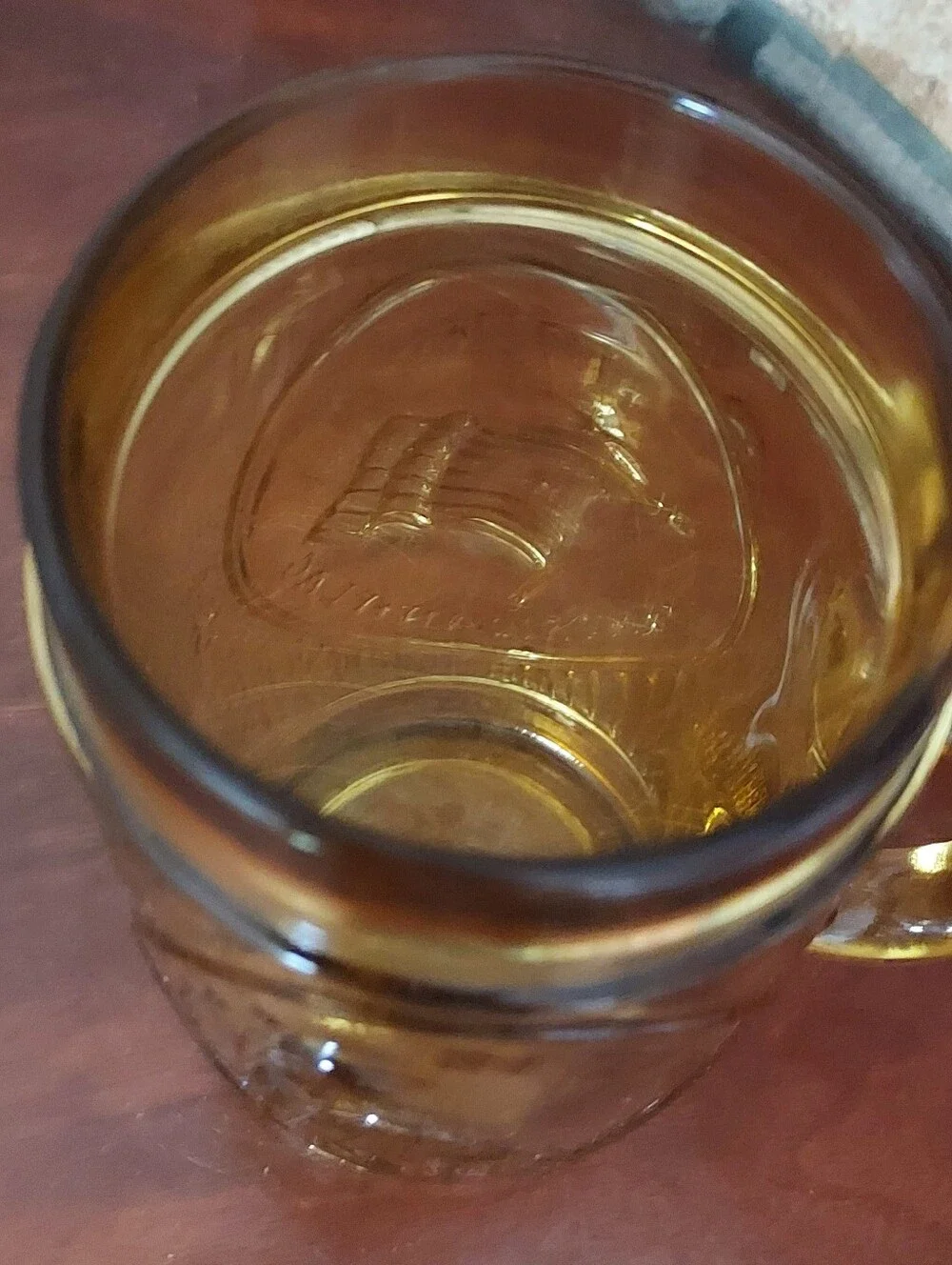 no brand vintage amber